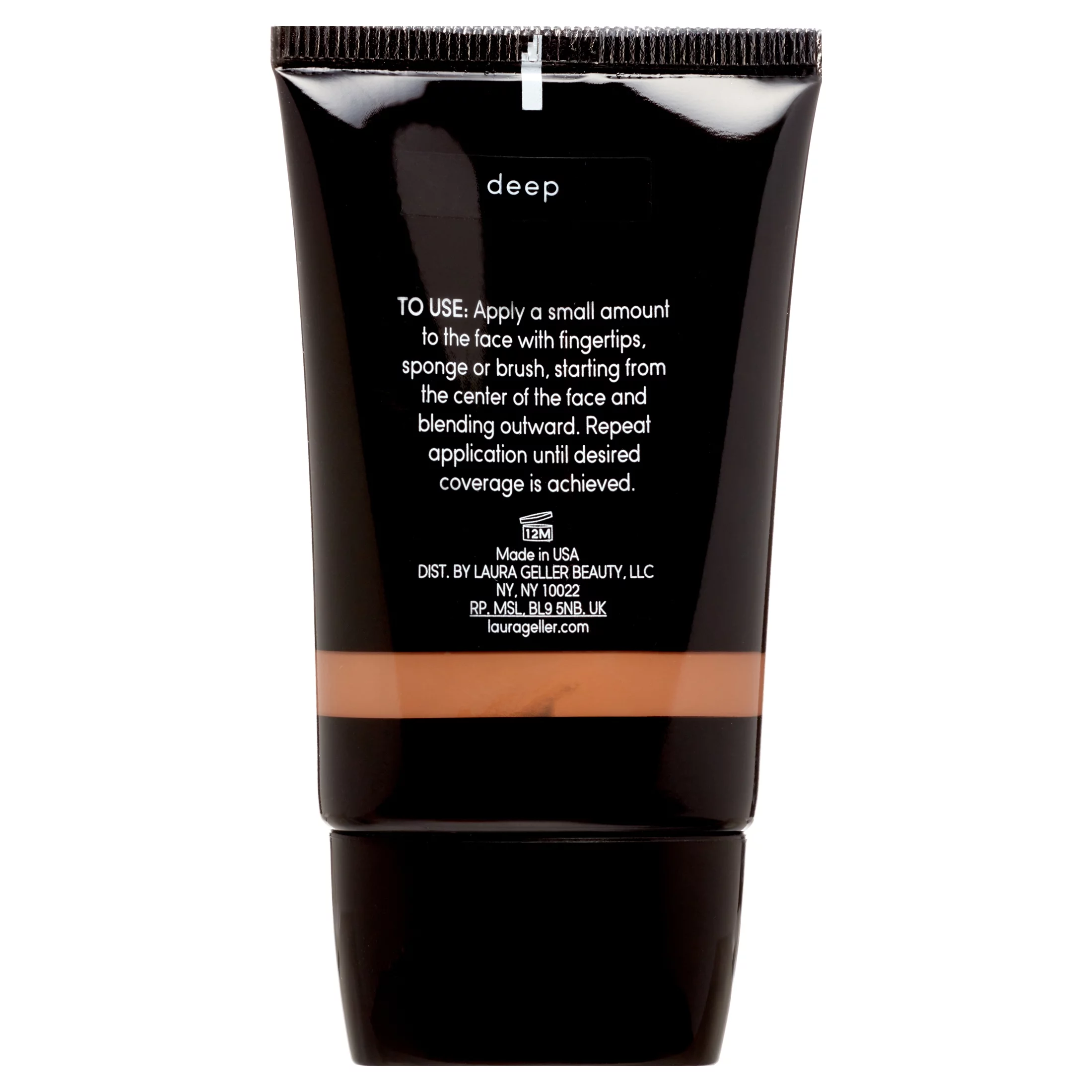 Laura Geller Cover Lock Cream Foundation, Deep, 1 Oz