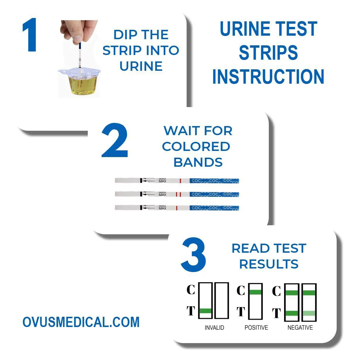 Clonazepam Urine Drug Test Strips (CLON) - FREE Same Day Shipping Mon-Fri