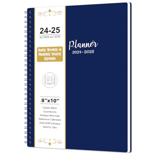 2024-2025 Planner - Academic Planner 2024-2025 Weekly and Monthly from Jul. 2024 - Jun. 2025, 8