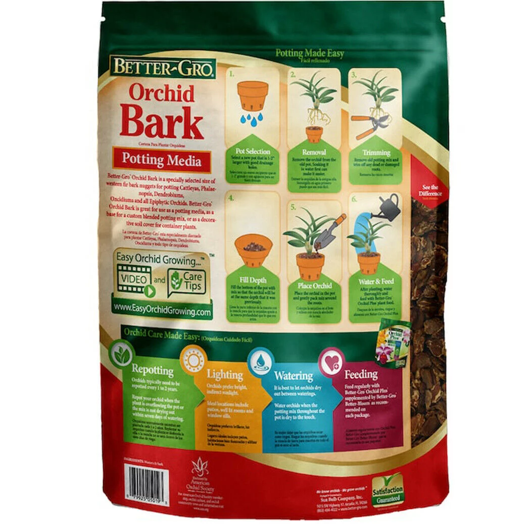 Sun Bulb 5019 Better-Gro Orchid Bark, 8 Quarts