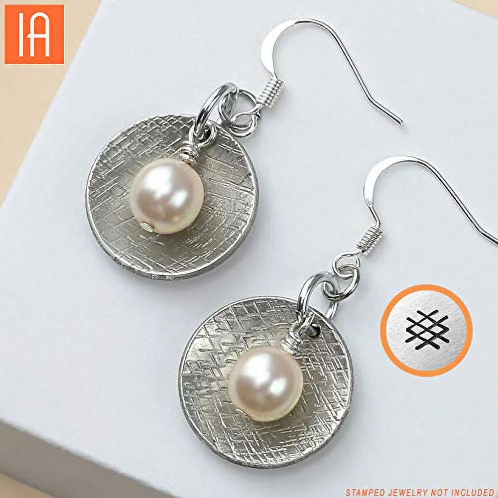 ImpressArt Metal Jewelry Stamps, Texture Designs Metal Stamp Pack, Series 2