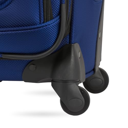 SwissGear Sion Softside Expandable Luggage, Black, Checked-Large 29-Inch