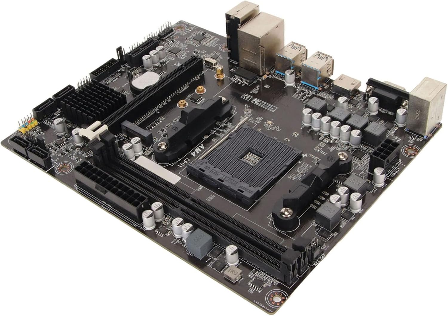 AMD A520 M ATX Motherboard, AM4 M.2 NVME USB3.0 Dual Channel DDR4 Memory PCIe X16 SATA 6Gbs Desktop Motherboard