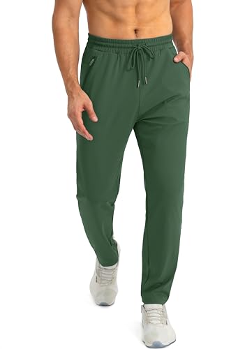 G Gradual Men's Sweatpants with Zipper Pockets Tapered Joggers for Men Athletic Pants for Workout, Jogging, Running