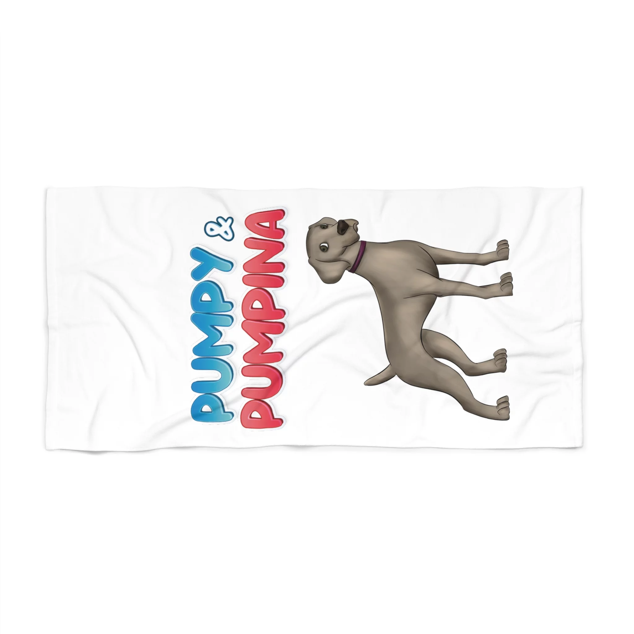 Mia the Dog Beach Towel (Pumpy & Pumpina Children's Book)