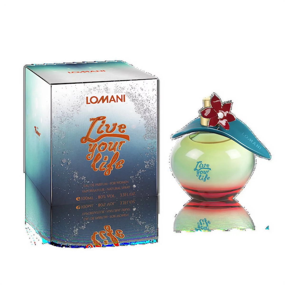 Lomani Live Your Life for Women Eau de Parfum 3.3 oz *EN