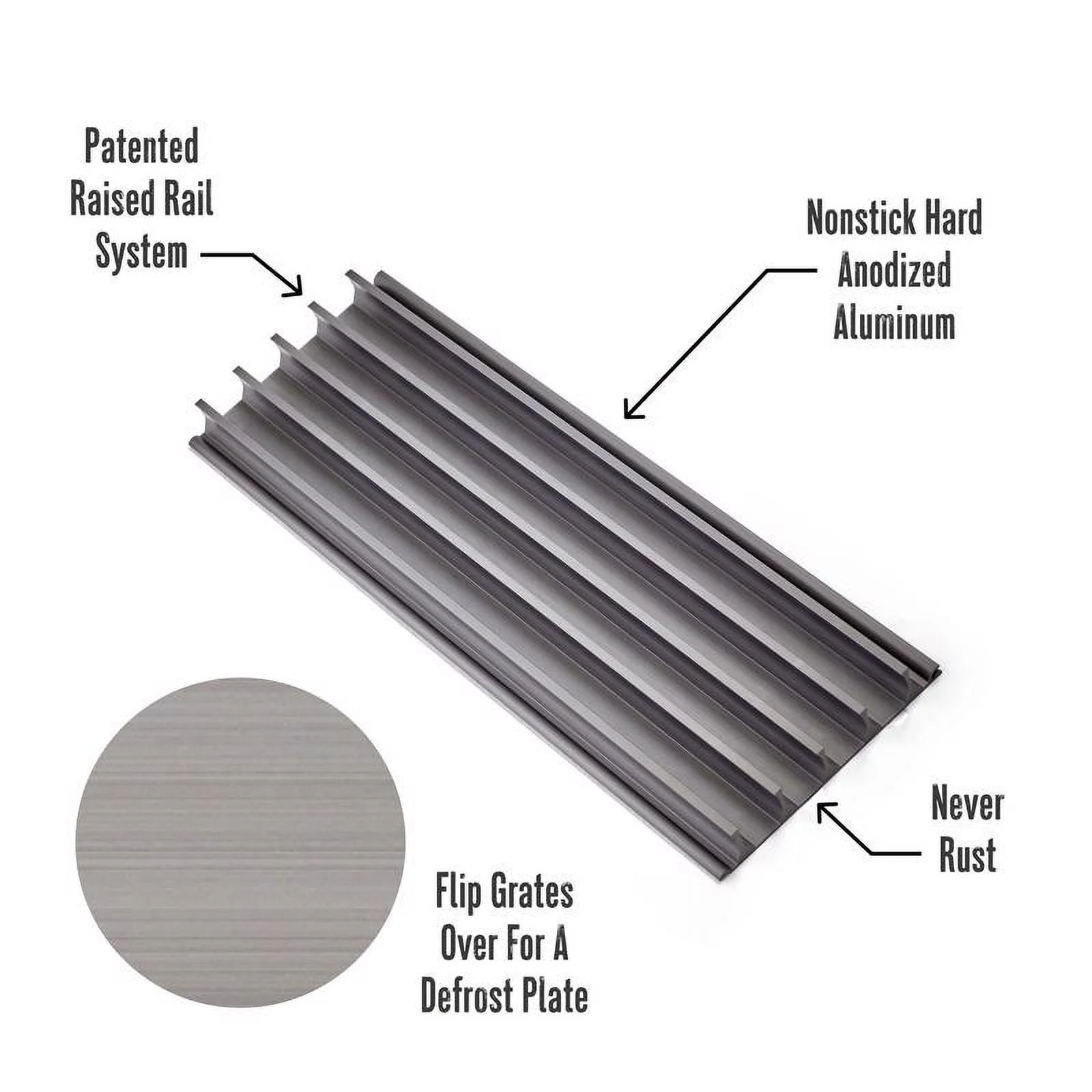 GrillGrate Aluminum Grill Topper 1 pk