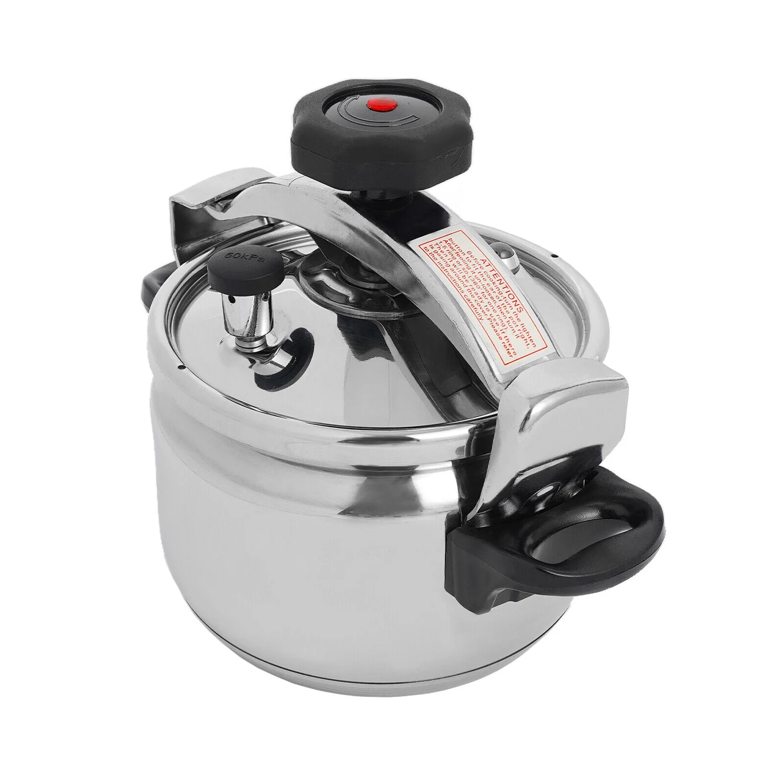 MIDUO 3L Family Small Mini 304 Stainless Steel Pressure Cookers 50Kpa