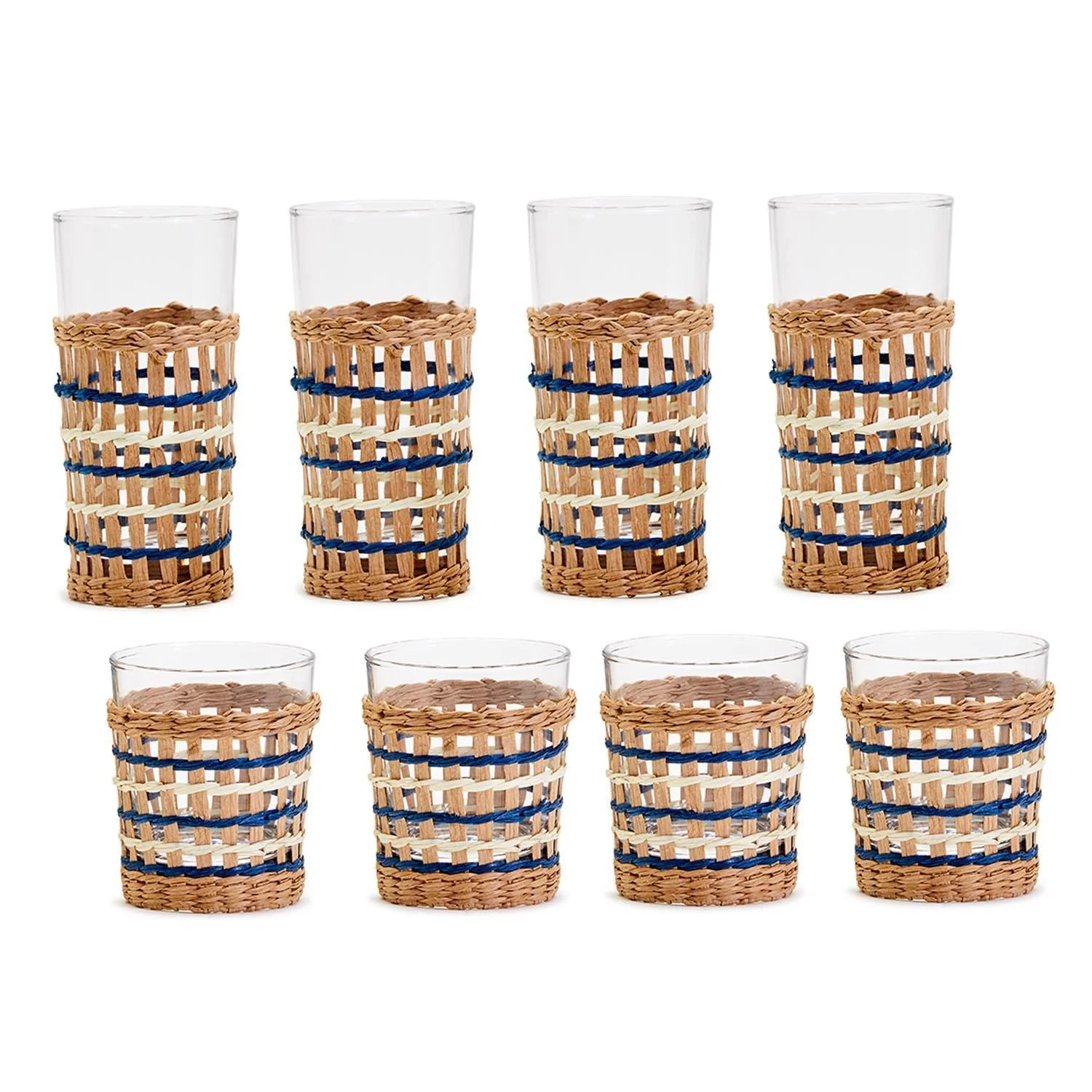 Two's Company 24 Pc Santorini Lattice Glass Un Incl 2 Styles