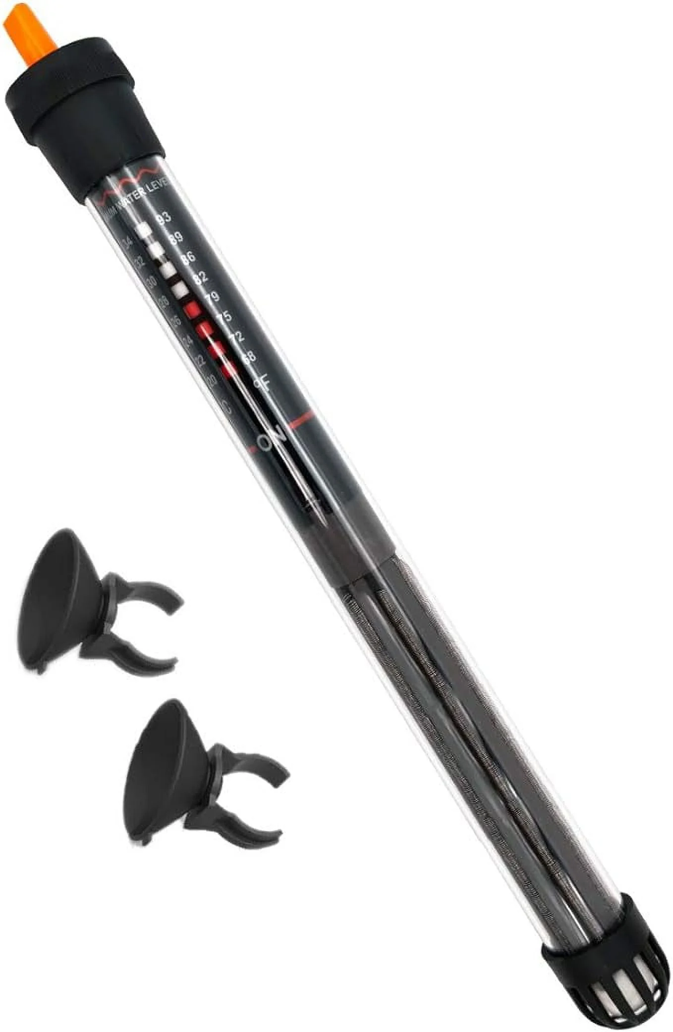 Aquarium Heater Submersible 50W/200W/300W Fish Tank Water Heater Adjustable Temperature Thermostat for 15 30 55 75 Gallon Freshwater Saltwater Fish Betta Tanks with 2 Suction Cups (200W)