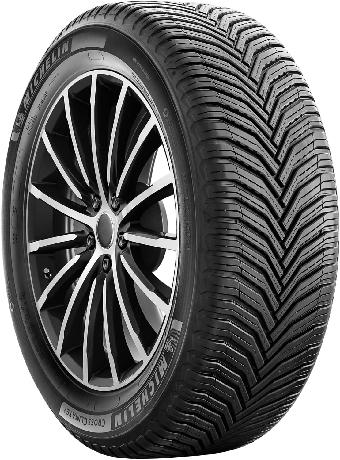 MICHELIN CrossClimate2, All-Season Car Tire, SUV, CUV - 235/50R18 97V