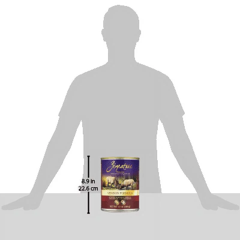 (12 Pack) Zignature Venison Formula Wet Dog Food, 13 Oz