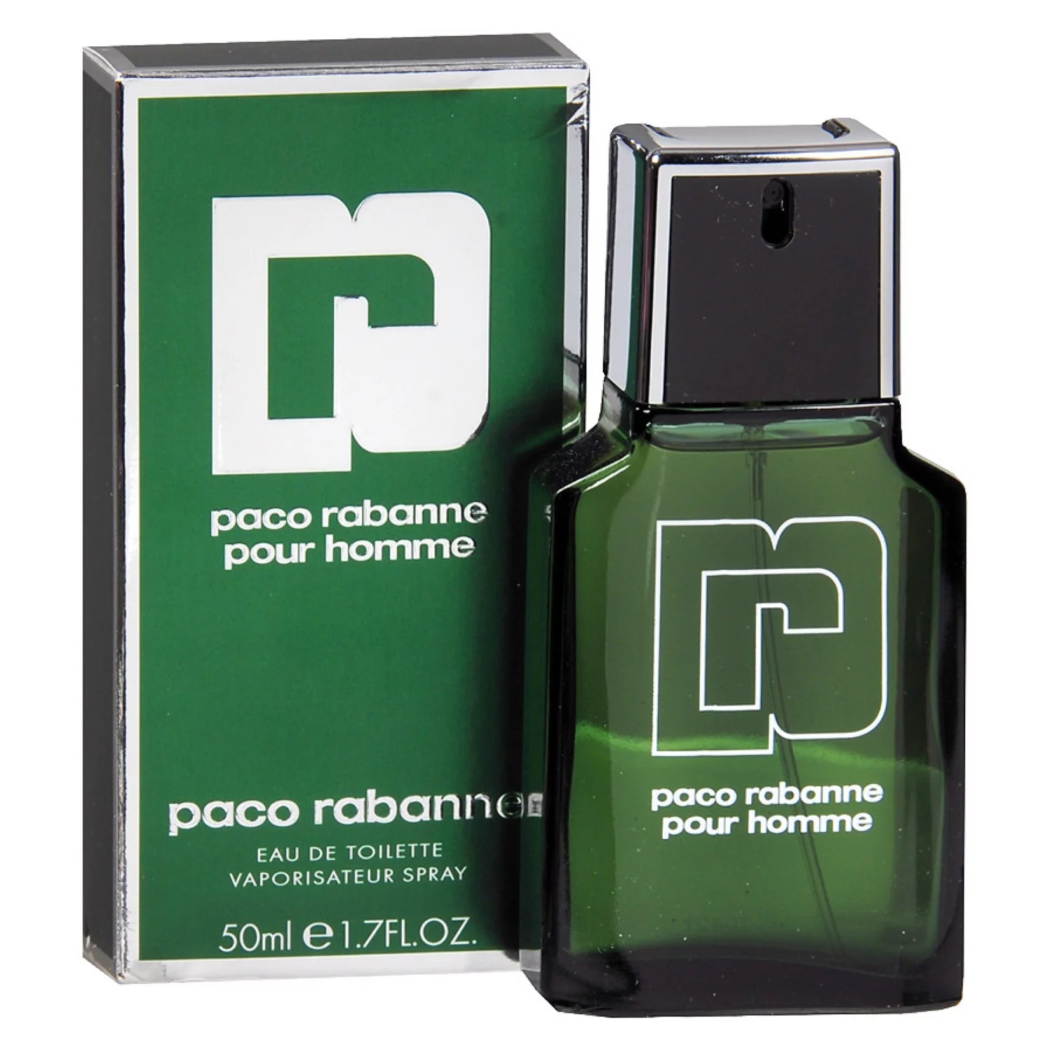 Paco Rabanne Pour Homme Eau de Toilette Vaporisateur Spray, 50 ml, 1.7 Fluid Ounce