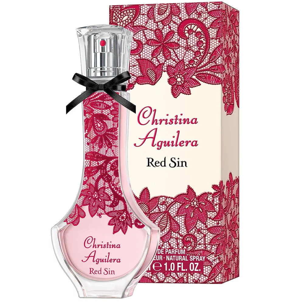 Christina Aguilera Red Sin Eau de Parfum Perfume for Women, 1 Oz Mini & Travel Size