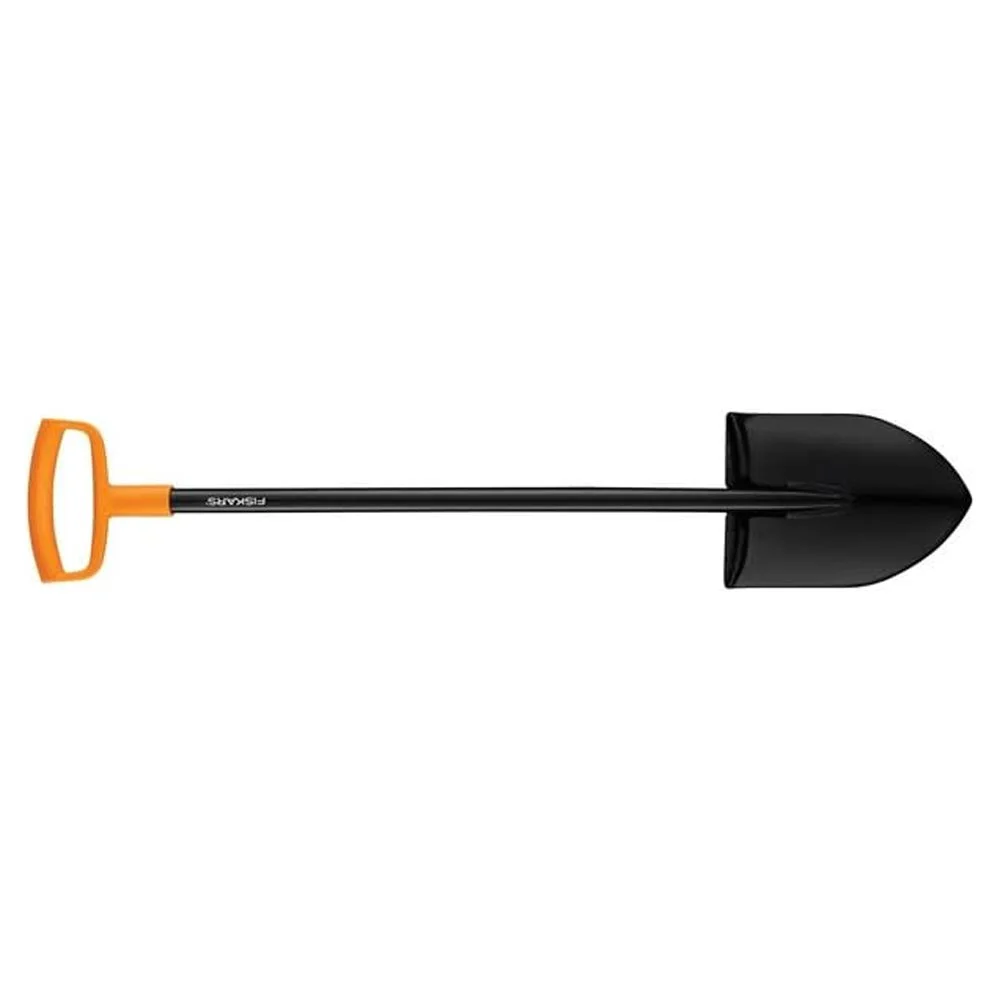 Fiskars D-Handle Digging Shovel, Steel Head Garden Shovel Tool