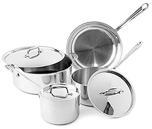 All-Clad 7 Piece Tri - Ply Stainless Steel
