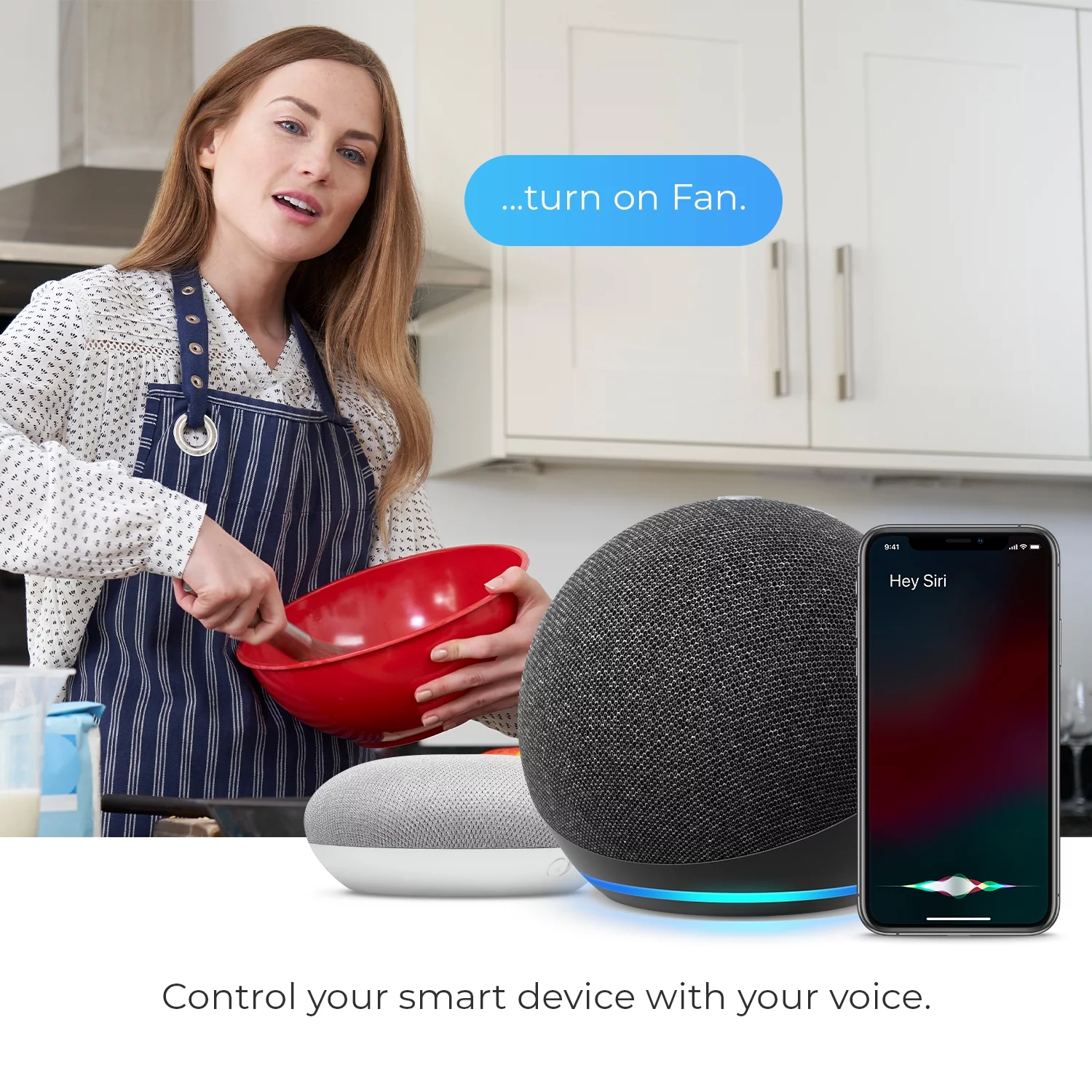 Globe Electric Wi-Fi Smart Black Universal Remote, No Hub Required, Voice Activated, 50279