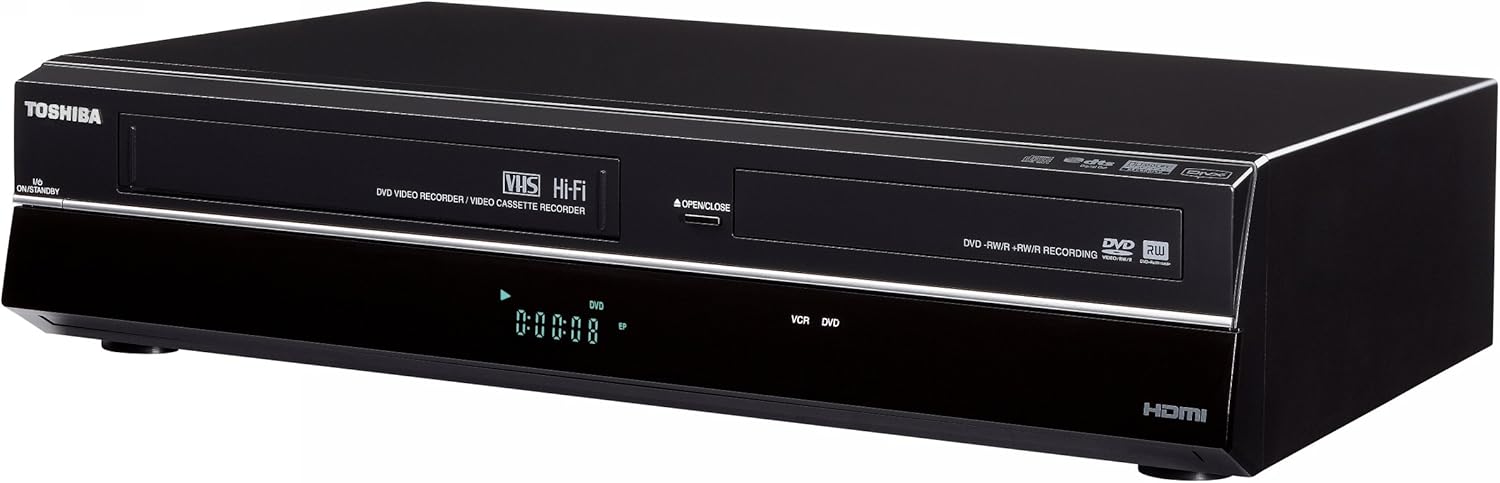 Toshiba DVR670/DVR670KU DVD/VHS Recorder with Built in Tuner, Black (2009 Model)
