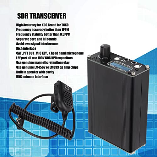 SDR 8 Band Full Mode HF SSB QRP Radio Transceiver for Signal Receiving Equipment