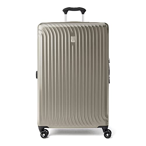 Travelpro Maxlite Air Hardside Expandable Carry on Luggage, 8 Spinner Wheels, Lightweight Hard Shell Polycarbonate Suitcase, Shadow Grey, Carry On 21-Inch