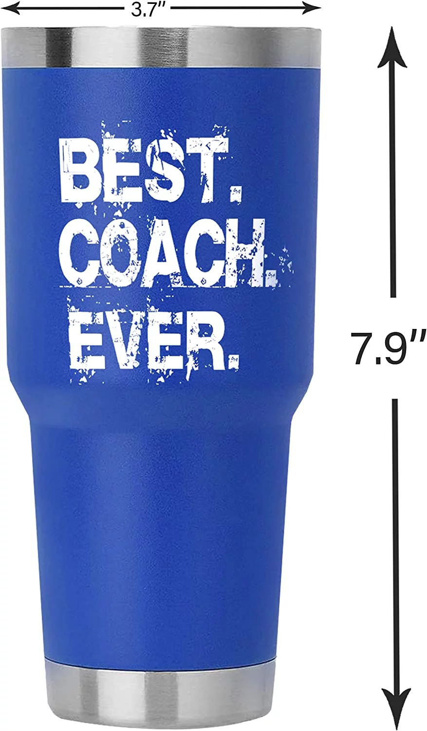 DORADREAMDEKO Dark Blue Coach Gifts: Best Coach Ever Tumblers & Ideas for Women, Cheer Gifts & Christmas Presents, Perfect Coaches Gift