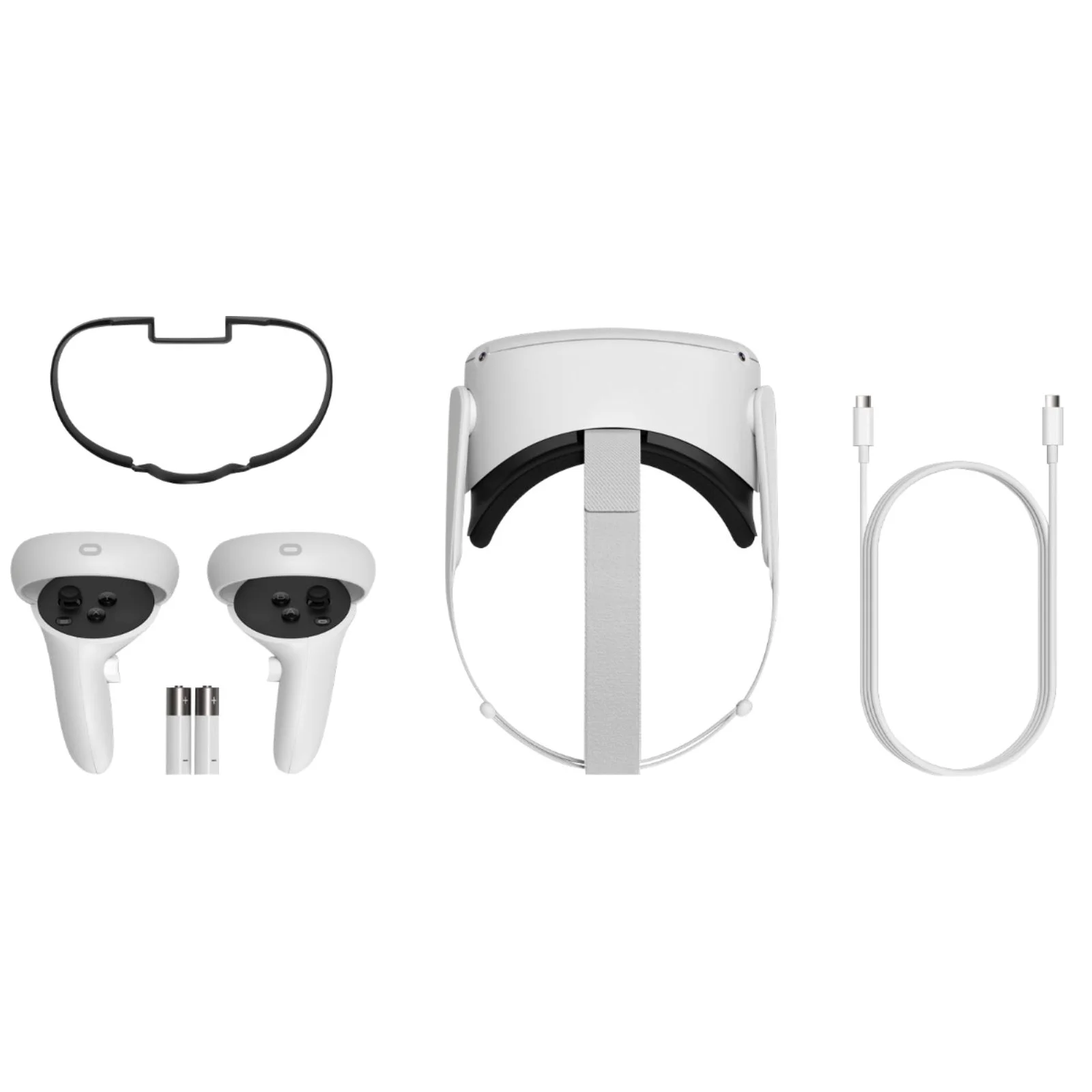 Meta Quest 2 All-In-One PC VR Headset 256GB Holiday Family Bundle, Advanced Virtual Reality Gaming Headset with Mytrix Earphones Bundle