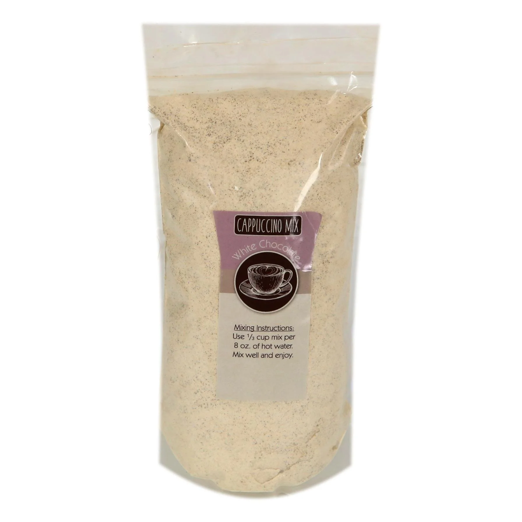 Kauffman Orchards White Chocolate Instant Cappuccino Hot Drink Mix, Bulk 2 Pound Bag