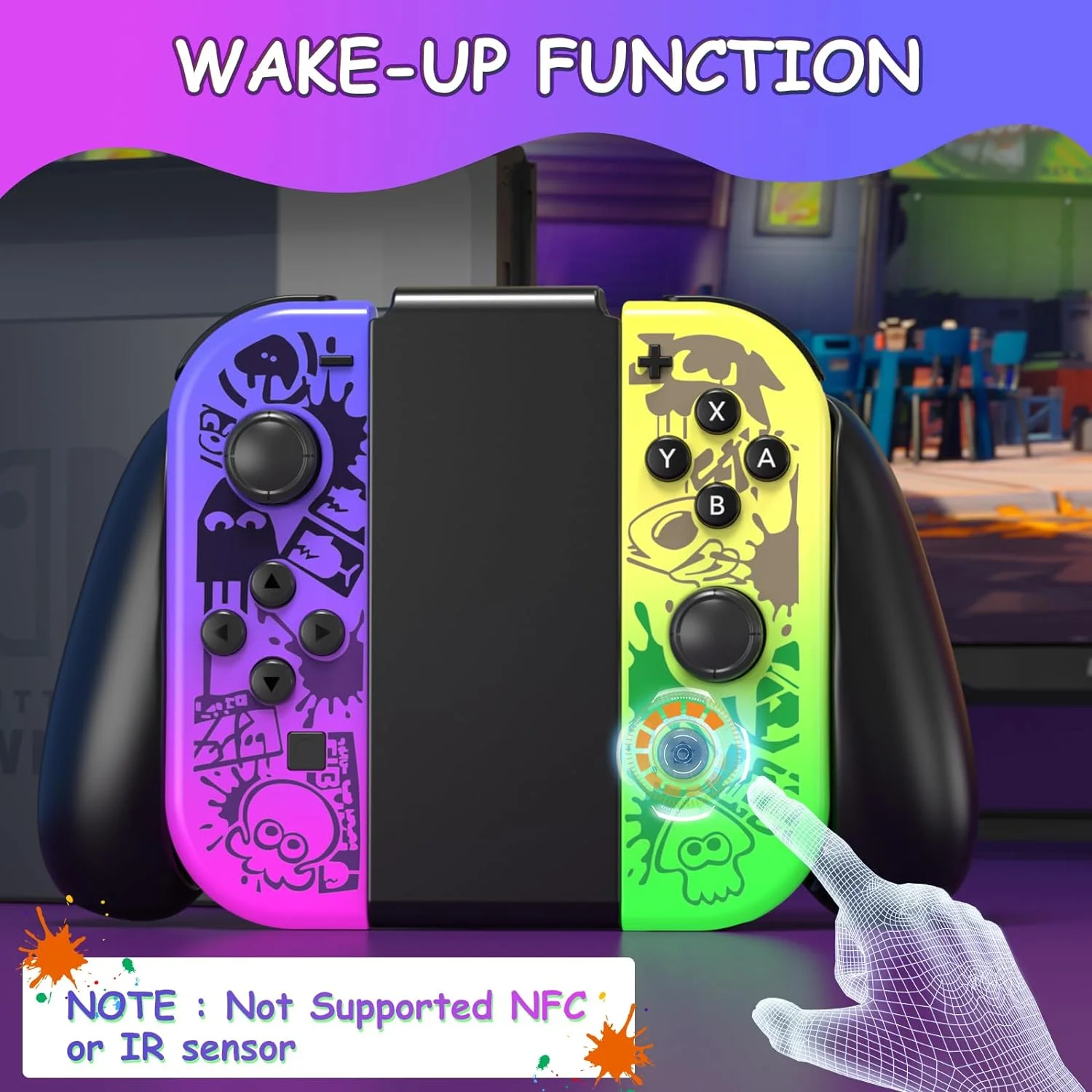 Nintendo Switch Controller Joy Con,Splatoon Wireless Gaming Switch Controllers Motion Control