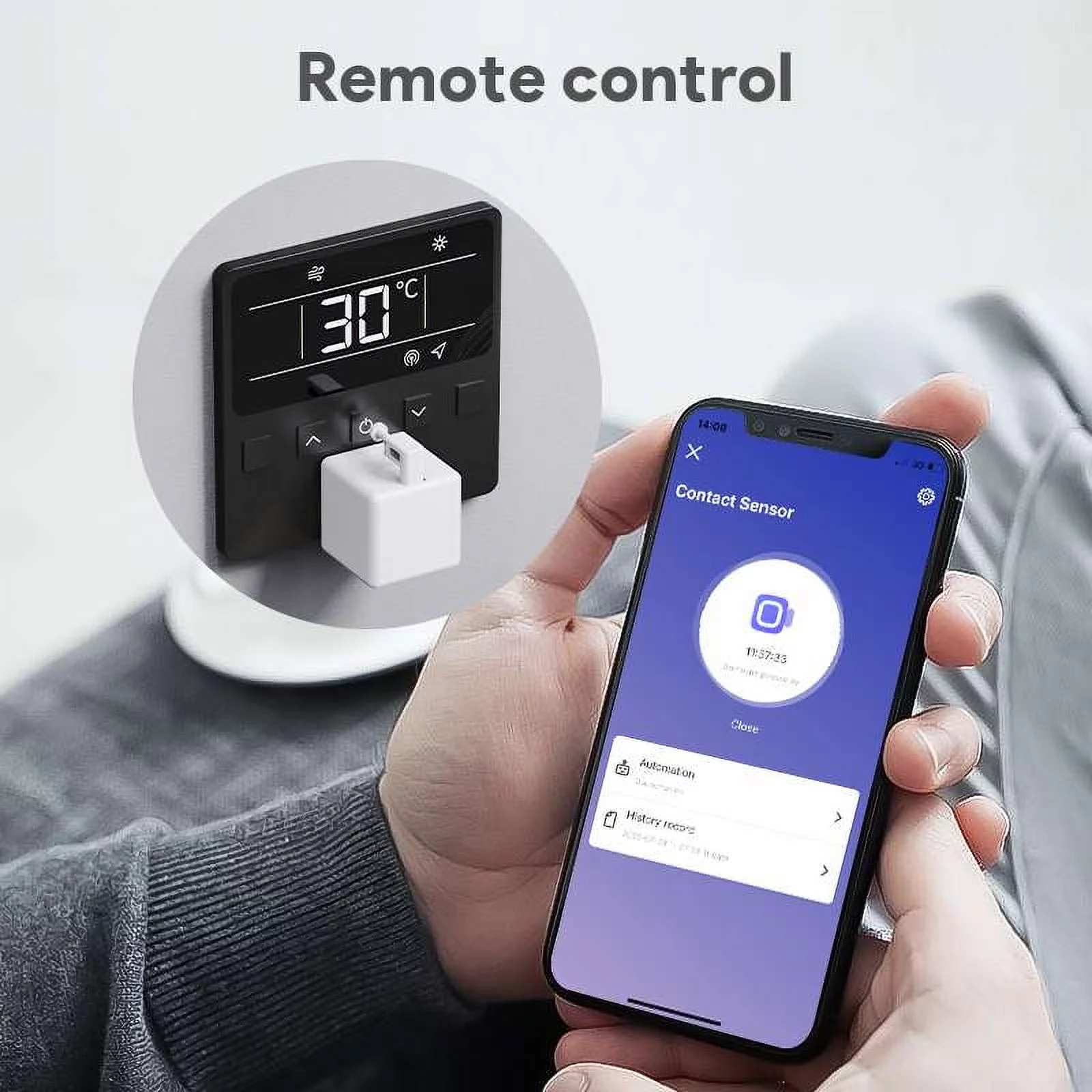Smart Light Switch Finger Bot, 2 Pack, Control Any Button from your Phone