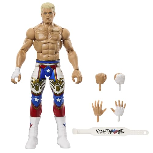 WWE Cody Rhodes Elite Greatest Hits 8 Toy Wrestling Action Figure