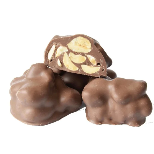 Gourmet Milk Chocolate Covered Peanut Brittle Candy by Its Delish, 2 lbs Bag Dairy, Kosher
