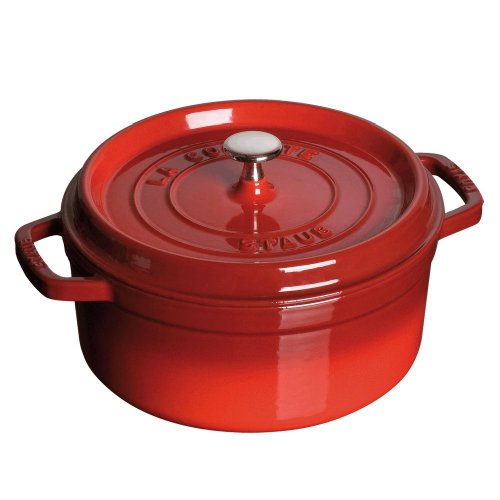 Staub 5.5 Quart Round Cocotte, Basil
