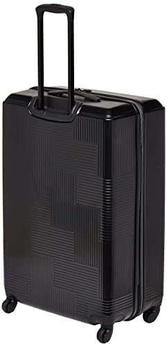 American Tourister Stratum XLT Expandable Hardside Luggage with Spinner Wheels, Jet Black, Carry-On 21-Inch
