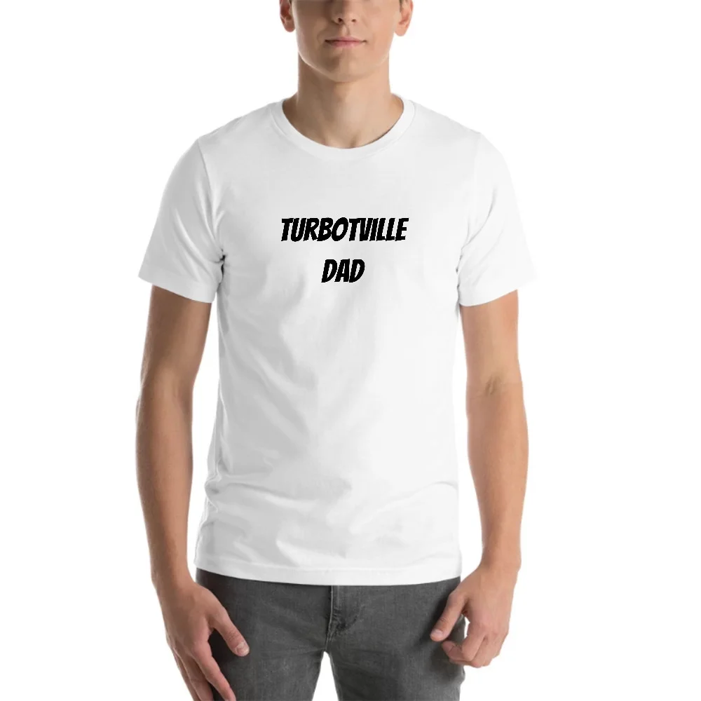 S Turbotville Dad Short Sleeve Cotton T-Shirt By Undefined Gifts