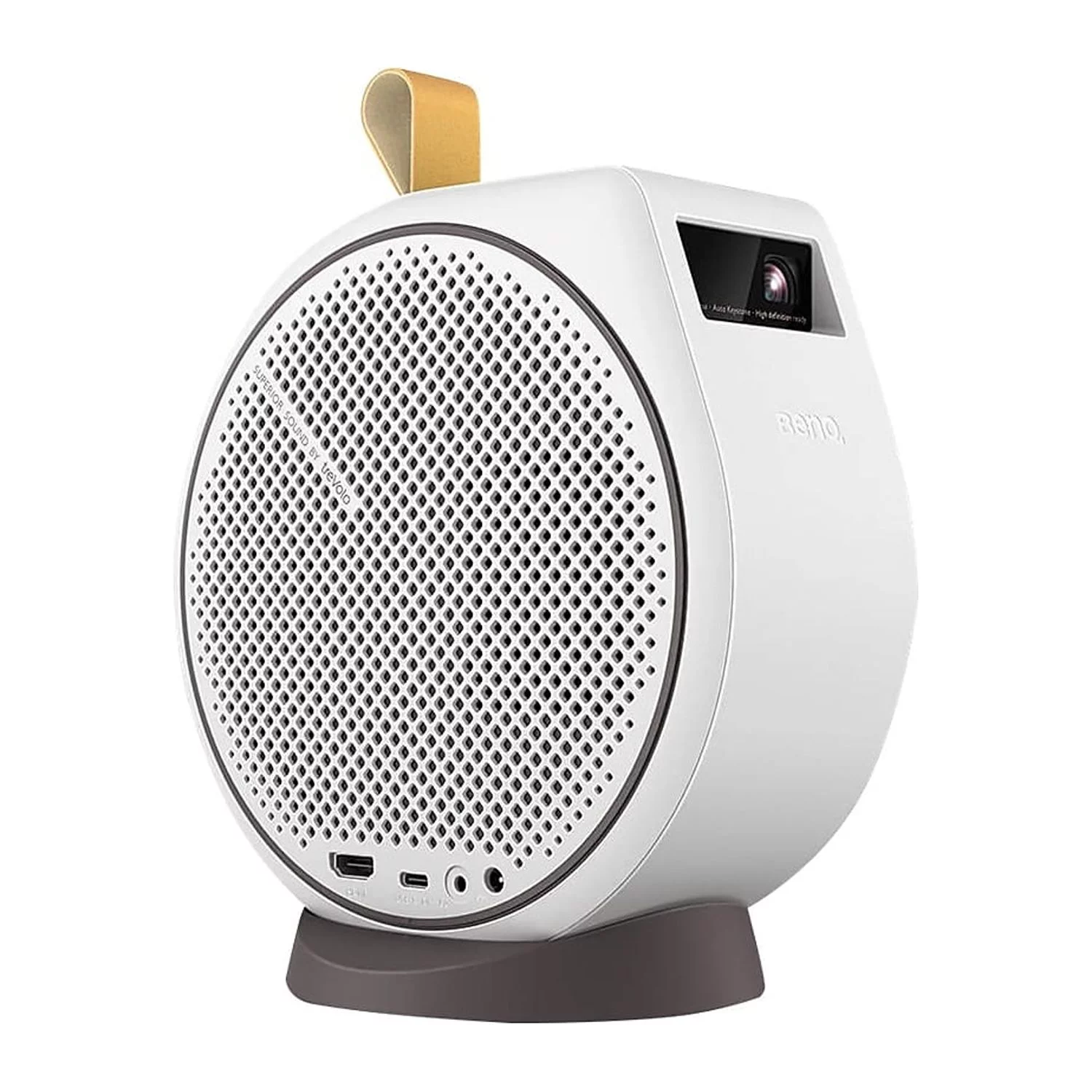 BenQ Portable Projector with Extra Bass Speaker, White