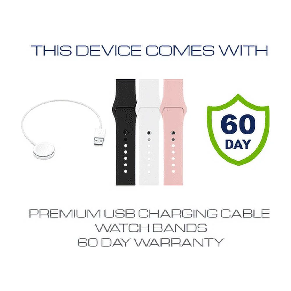 Apple Watch Series 5 40mm Silver Aluminum Case with White Sport Band - USED