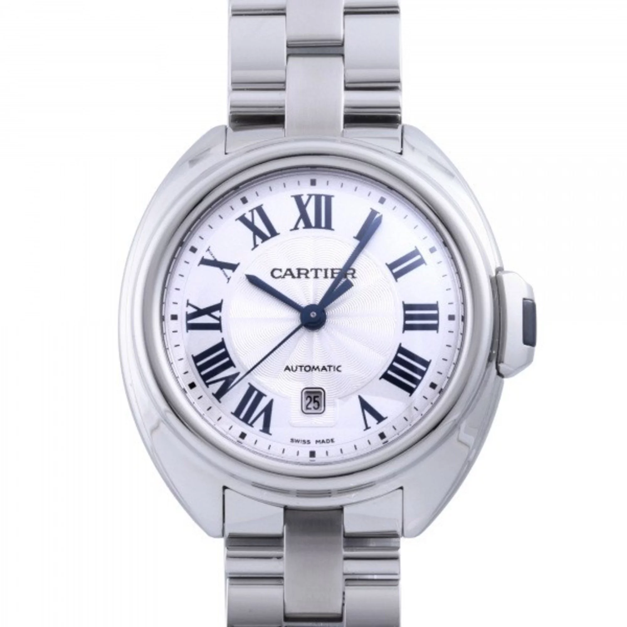 Pre-Owned Cartier Cle de WSCL0005 silver dial used watch ladies (Good)