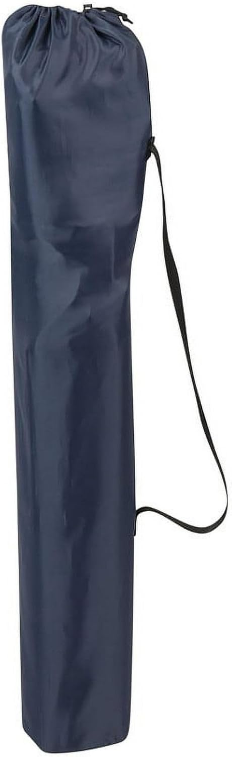 Basic Quad Folding Camp Chair with Cup Holder, Blue, Adult