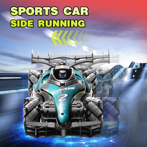 4DRC Y2 RC Crawler,Remote Control Stunt Car with Gesture Controller, Off Road Monster Truck,2.4Ghz RTR All Terrain Hobby 20KM Truck,8 12 14 Boy Kids Toys Adult Gifts,2 Battery