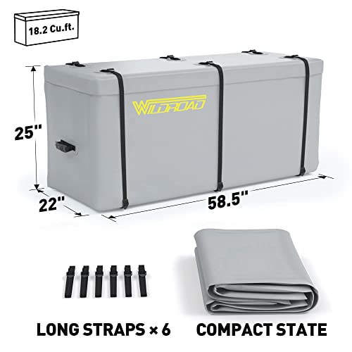 Wildroad Hitch Cargo Carrier 500 LBS Capacity Vehicle Trailer Baskets 60