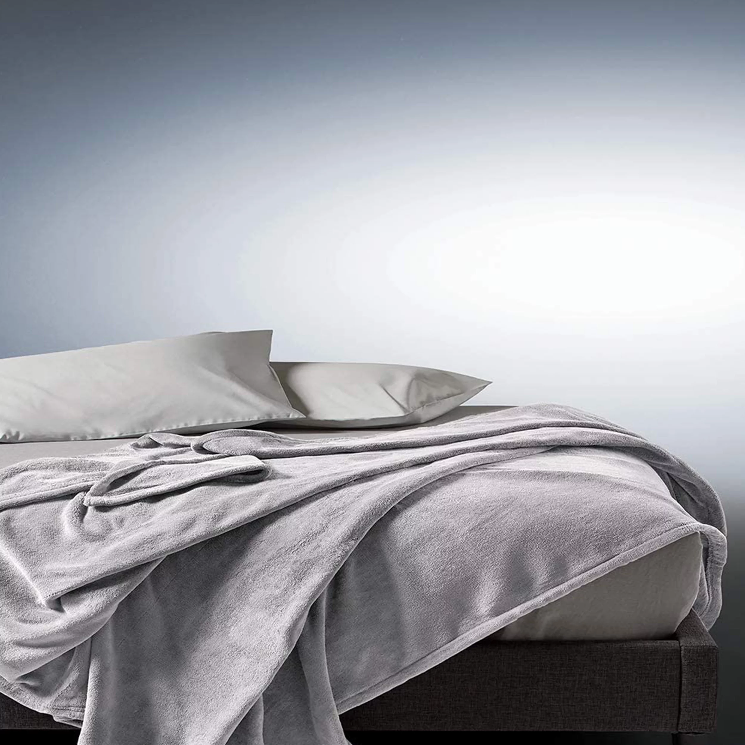 Sunbeam Premium Soft Electric Heated Queen Blanket in Brushed Nickel