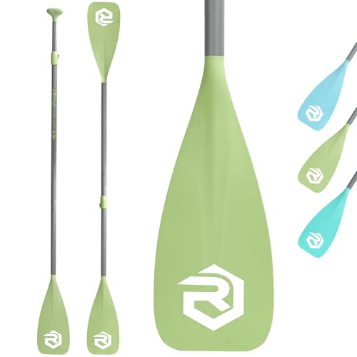 SUP Paddle - Paddle Board Paddle 4 Piece Stand Up Paddleboard Paddles Lightweight Floating Kayak Paddle - Light Blue - Lake Green - Light Green