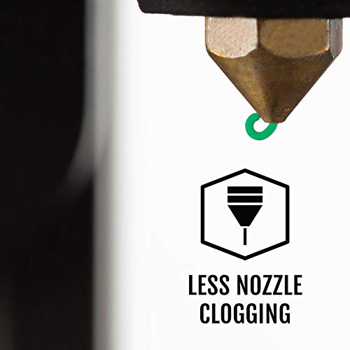 HATCHBOX 1.75mm Black PLA 3D Printer Filament, 1 KG Spool, Dimensional Accuracy +/- 0.03 mm, 3D Printing Filament