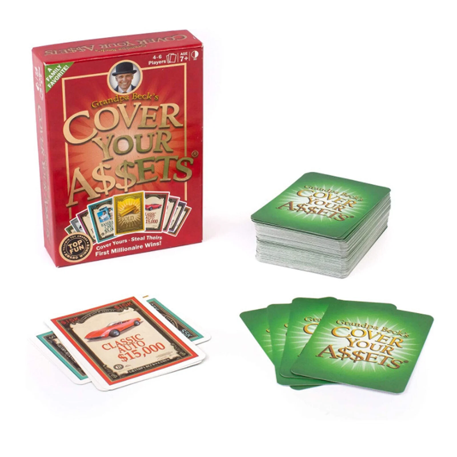 Grandpa Becks Cover Your Assets Card Game Fun Family-Friendly Set Collecting Toy