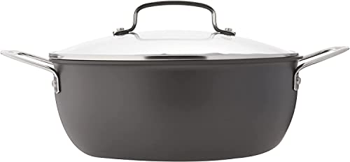 Cuisinart 650-26CP Chef's Classic 5-Quart Chili Pot with Cover Nonstick-Hard-Anodized, Black