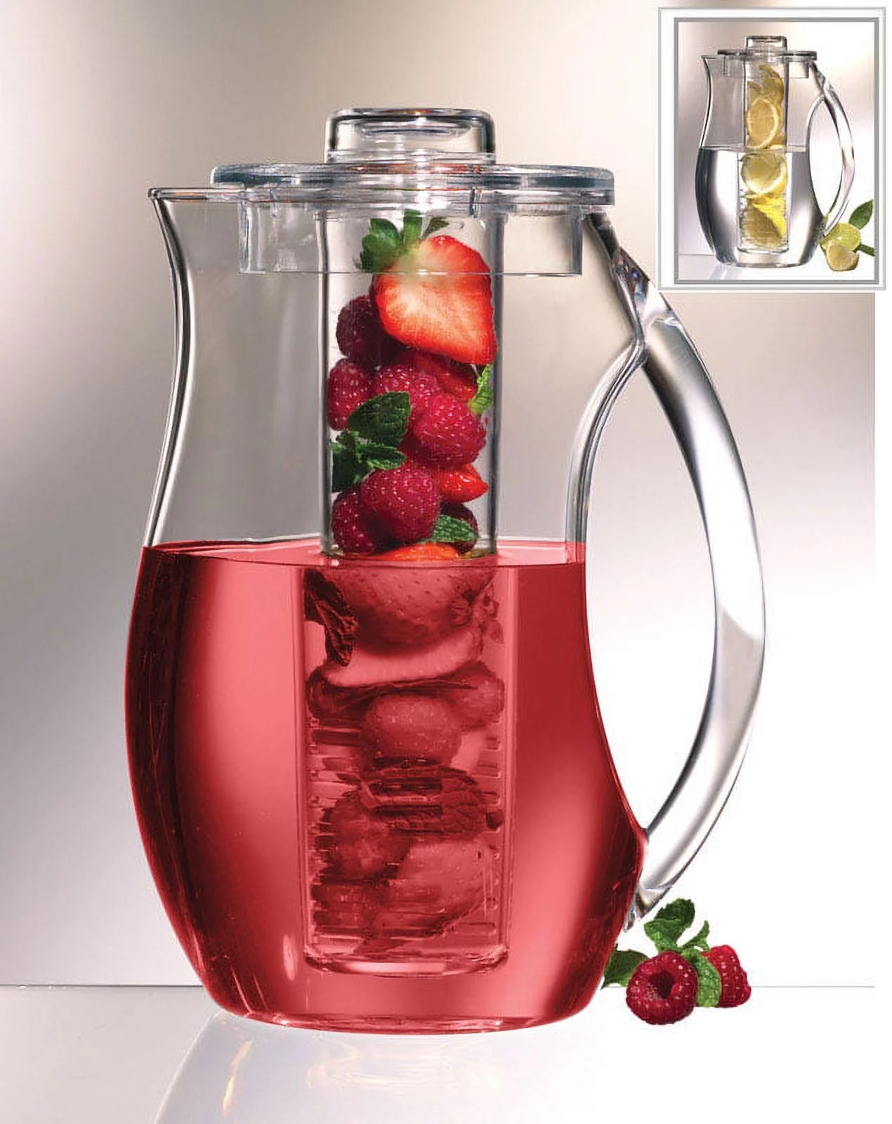 Prodyne FI-3 Fi-3 92 Oz Clear Fruit Infusion Pitcher Acrylic