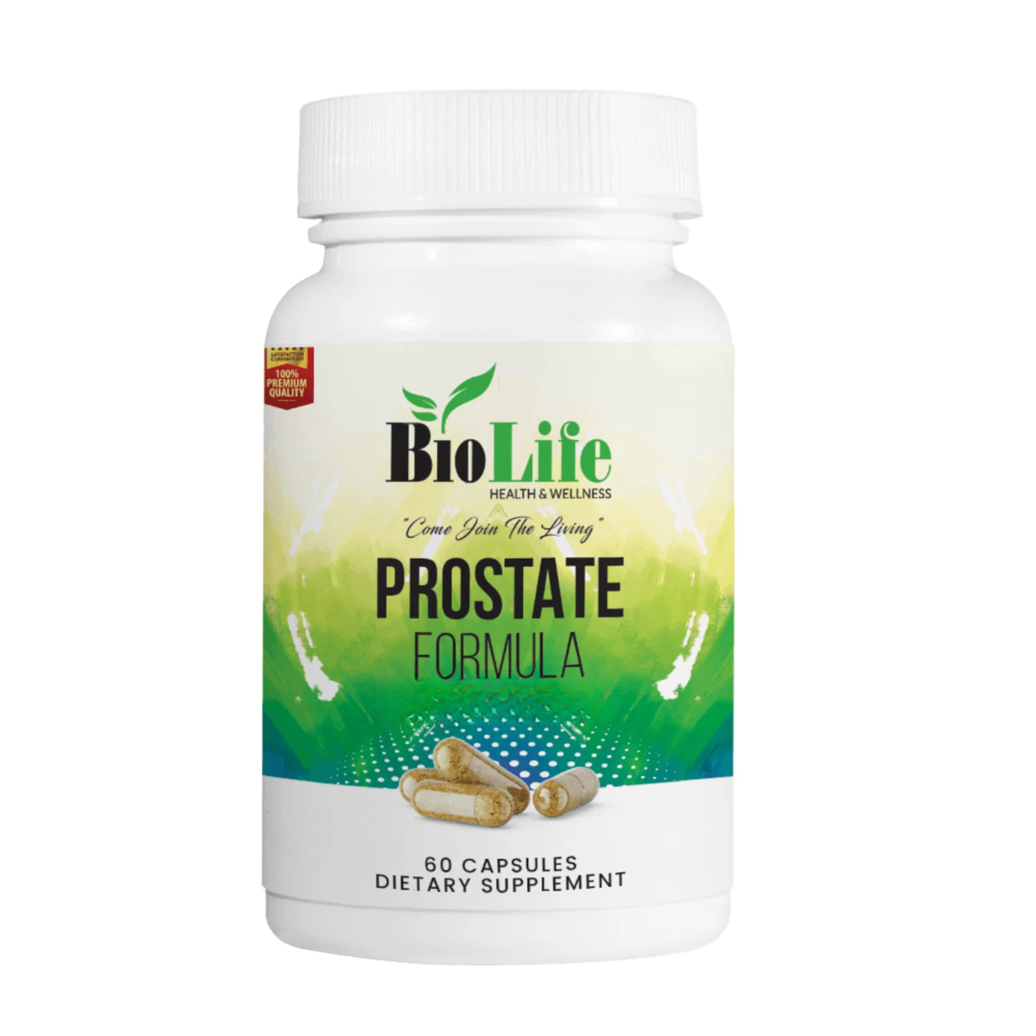 Biolife Prostate Health Supplement for Men - Saw Palmetto & Pygeum Africanum with Vitamins, Mineral & Herbal Extracts - Prostate Support Supplement for Men's Health - (60 Capsules)