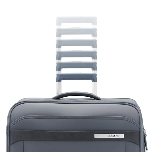 Samsonite Elevation Plus 22-Inch Carry-On - Expandable Softside Spinner Luggage - Cypress Green