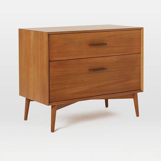 Mid-Century Lateral File, Acorn - File Cabinets - Office Furniture - Office Storage