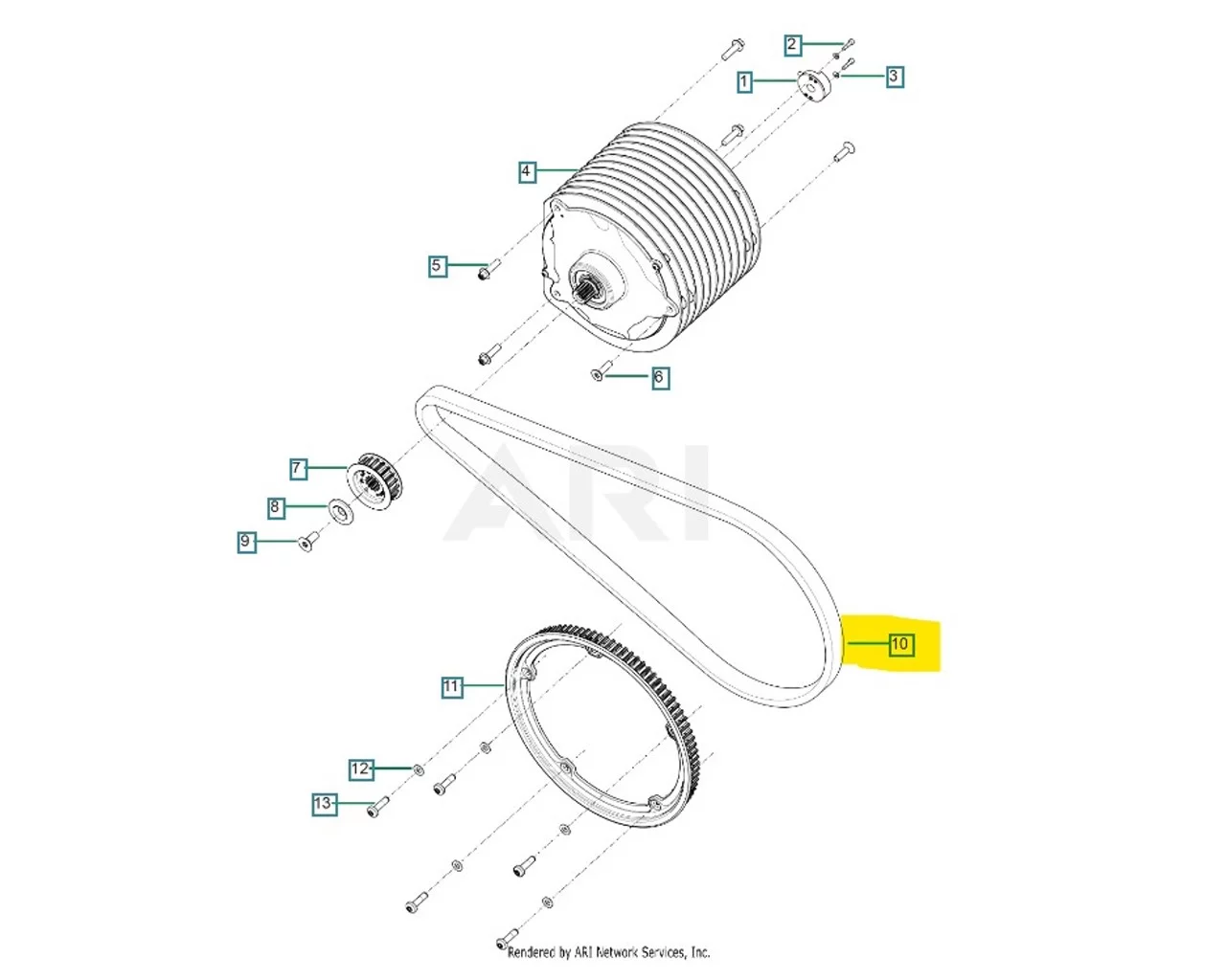 ZERO Motorcycles Factory OEM Replacment Drive Belt SR/F SR/S 2020+ SR 2022+ 30-08226